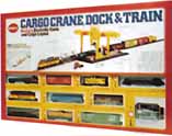 COX Cargo Crane Dock and Train set