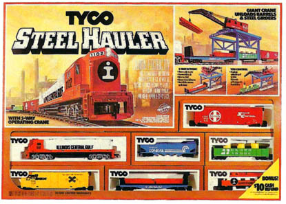 TYCO Steel Hauler train set