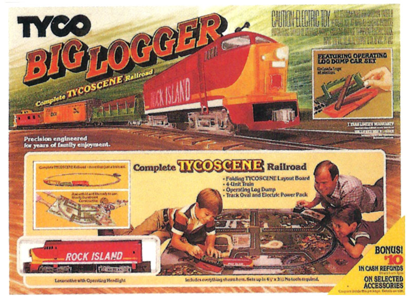 TYCO 1982 Big Logger train set