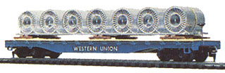 TYCO Western Union Cable Reel Car