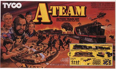 TYCO A-Team Train Set from 1984
