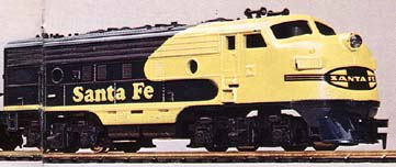 TYCO Santa Fe Freight Warbonnet (1st Version)
