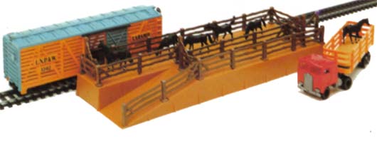 TYCO's Horse Car and Depot Set