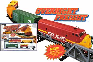 tyco rock island train set