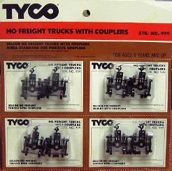 TYCO Trucks with Couplers No.999