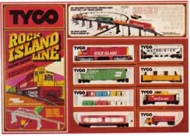 TYCO Rock Island Line train set