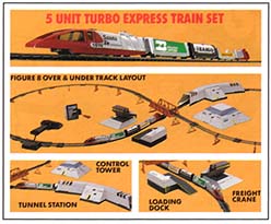 TYCO Turbo Express Train Set