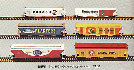 1973-74 line of Covered Hoppers