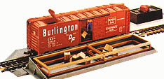 Click Image To Go To Freight Unloading Box Car Set
