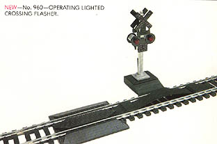 Operating Lighted Crossing Flasher  No.960