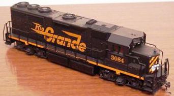 Atlas 7038 GP 40 Diesel Rio Grande 3084 HO Scale