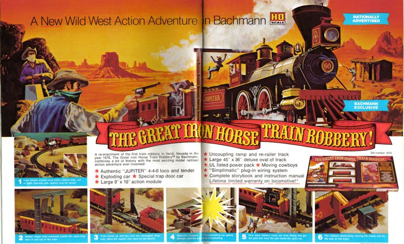 Iron horse train store set