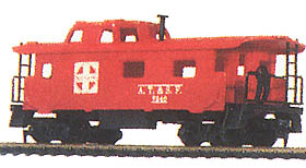 Caboose Santa Fe -Streamline Style