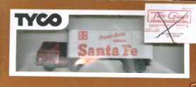 TYCO Santa Fe Truck Cab and Trailer
