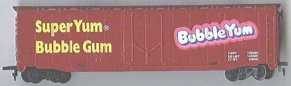 TYCO Promo Bubble Yum Box Car