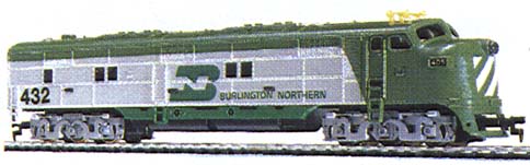 TYCO Burlington Northern E-7A Diesel Locomotive