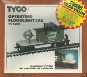 TYCO Operating Floodlight Car No.346