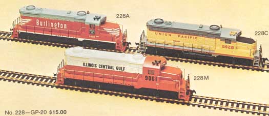 TYCO's 1974-75 GP-20 Catalog Image