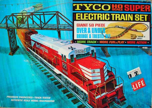 TYCO Mantua flat car with no load Repro Red Box Insert T314 series